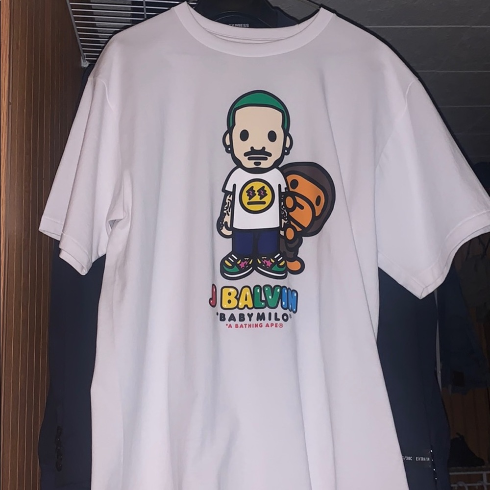 J balvin bape milo tee